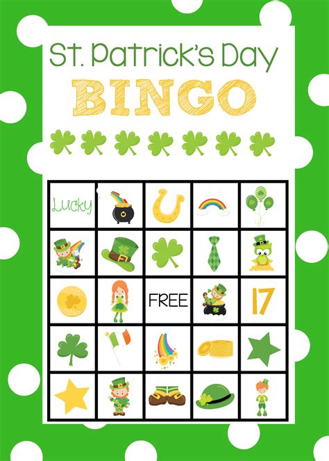 Printable St Patrick S Day Bingo Cards